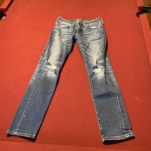 American eagle blue jeans size 28